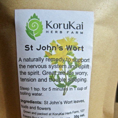 St John's Wort dried leaves and flowers